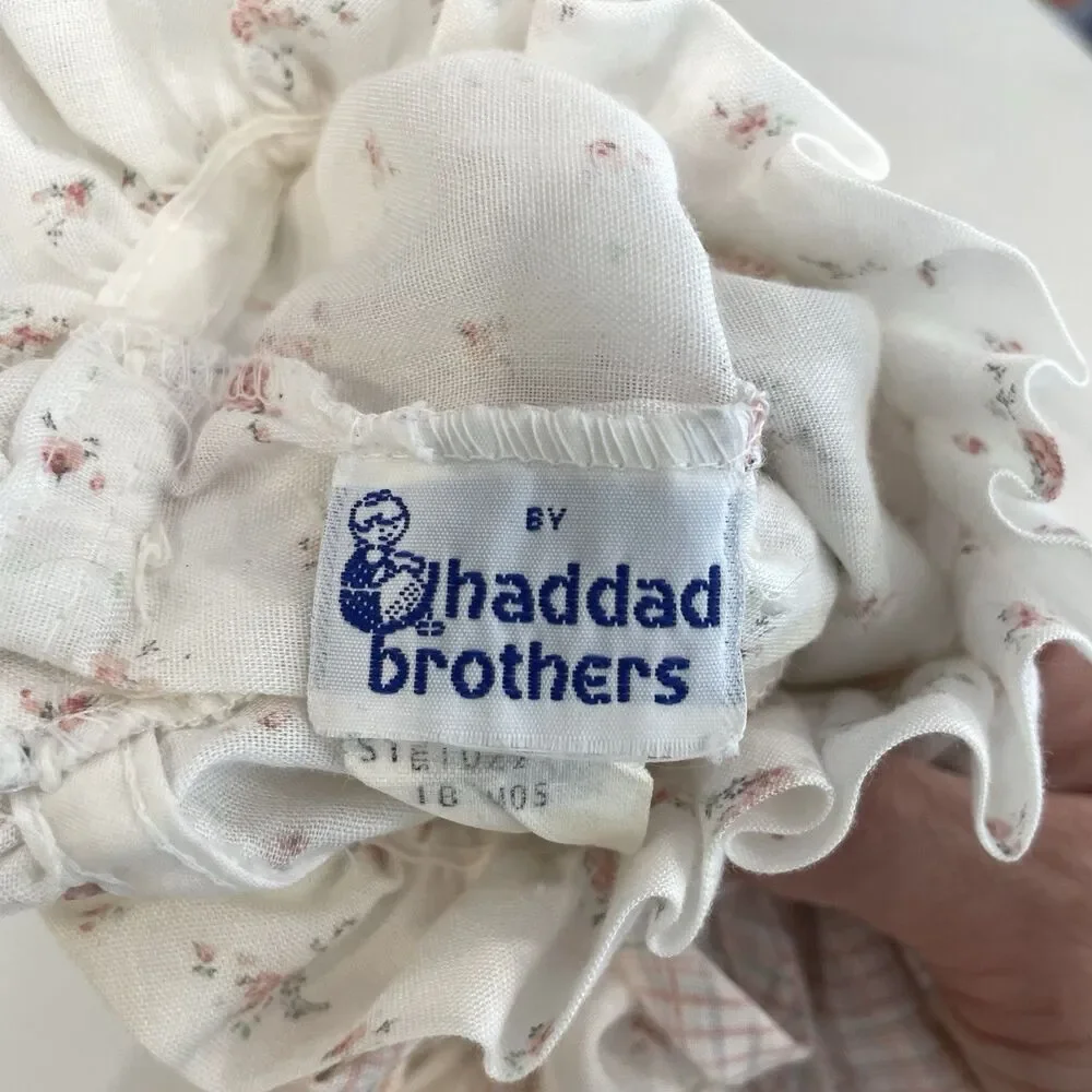 Haddad Brothers Vintage Cottagecore Toddler Dress Floral Sz 18 Months